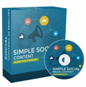 Simple Social Media Content - Video Course with Resell Rights